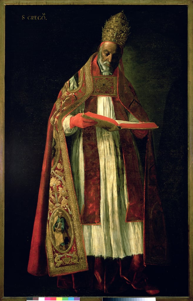Saint Grégoire le Grand (c.540604) Estampe d'art